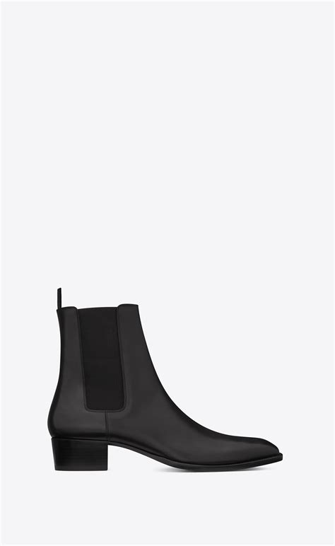 ysl wyatt ankle boots|yves Saint Laurent chelsea boots.